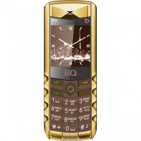 Мобильный телефон BQ Mobile 1406 Vitre Gold Edition Brown - фото 2