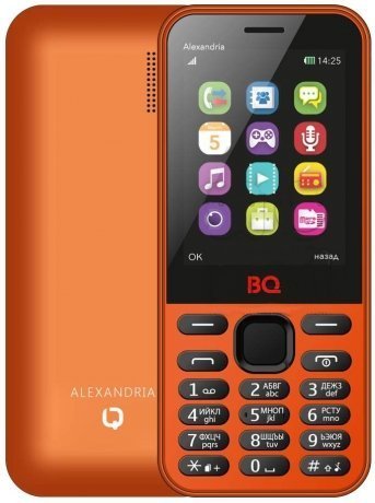 Мобильный телефон BQ Mobile 2800 Alexandria Orange - фото 1