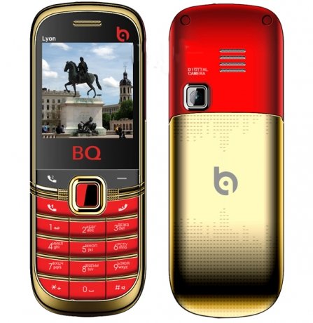 Мобильный телефон BQ Mobile 1402 Lyon Gold Edition Red - фото 1