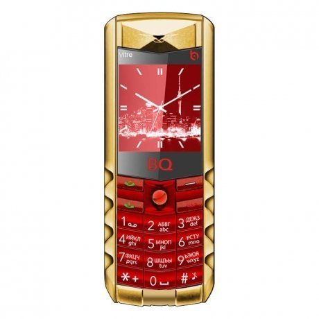 Мобильный телефон BQ Mobile 1406 Vitre Gold Edition Red - фото 2