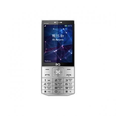 Мобильный телефон BQ Mobile 3201 Option Silver - фото 2