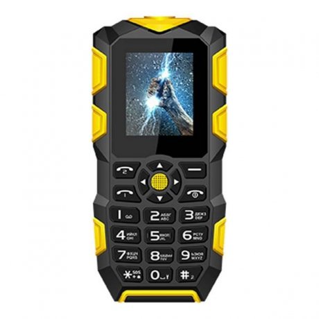 Мобильный телефон Vertex K203 Black Yellow - фото 2
