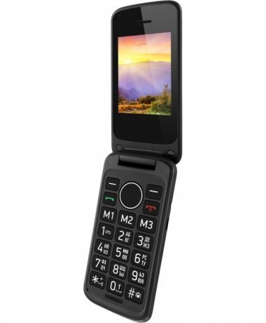 Мобильный телефон Vertex C308 Black - фото 1