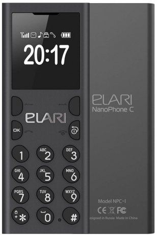 Мобильный телефон Elari NanoPhone C Black - фото 1