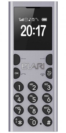 Мобильный телефон Elari NanoPhone C Silver - фото 2