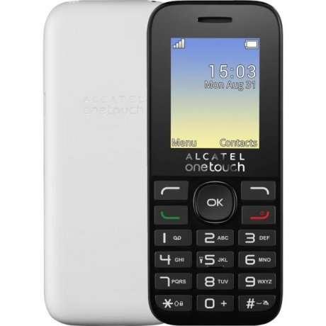 Мобильный телефон Alcatel One Touch 1020D White - фото 1