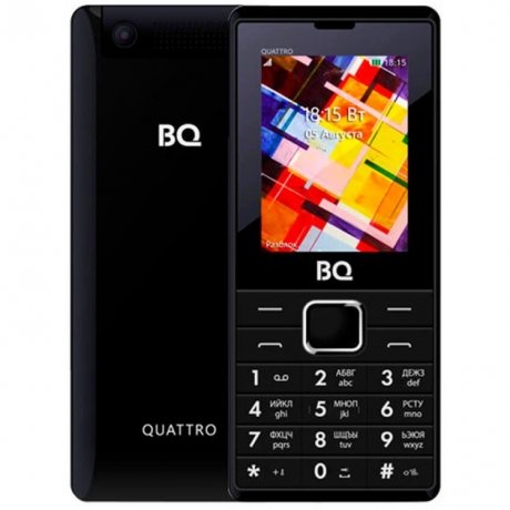 Мобильный телефон  BQ Mobile 2412 Quattro Black - фото 1