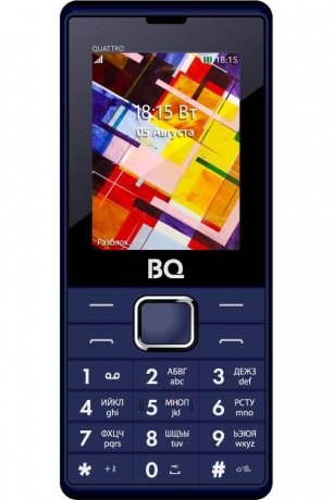Мобильный телефон  BQ Mobile 2412 Quattro Dark Blue - фото 2
