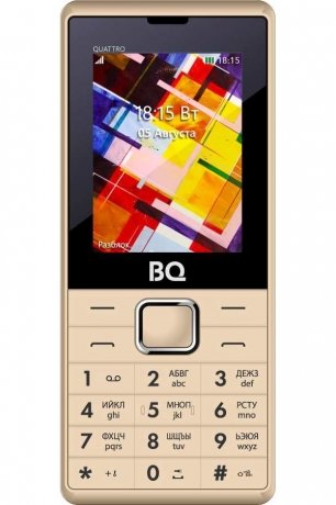 Мобильный телефон  BQ Mobile 2412 Quattro Gold - фото 2
