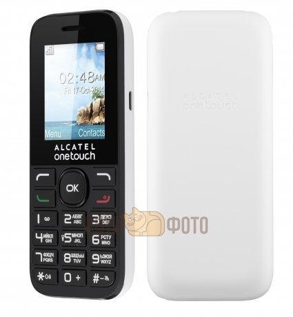 Мобильный телефон Alcatel One Touch 1016D White - фото 1