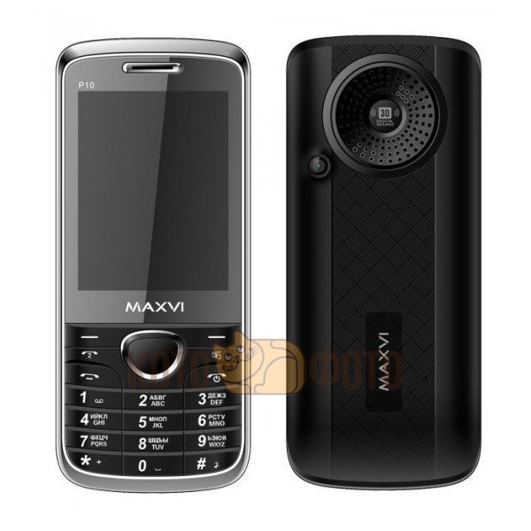 Мобильный телефон Maxvi P10 Black