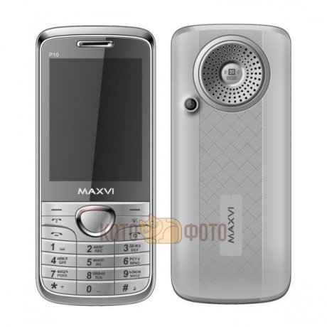Мобильный телефон Maxvi P10 Silver - фото 1