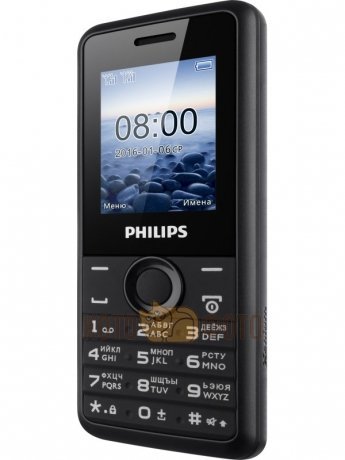 Мобильный телефон Philips Xenium E103 Black - фото 3