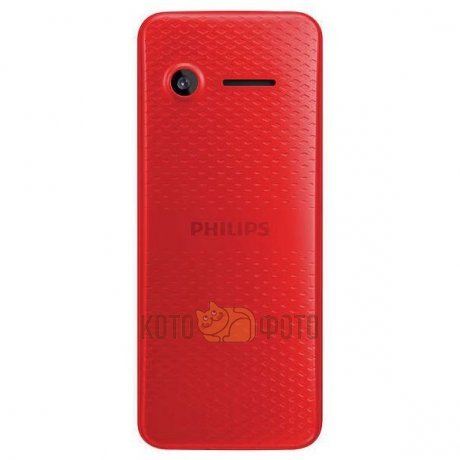 Мобильный телефон Philips Xenium E103 Red - фото 3