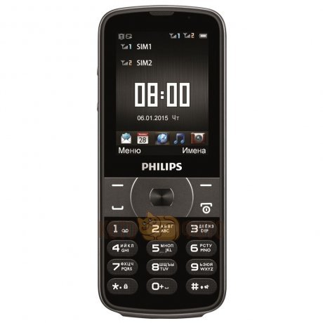 Мобильный телефон Philips Xenium E560 Black - фото 2