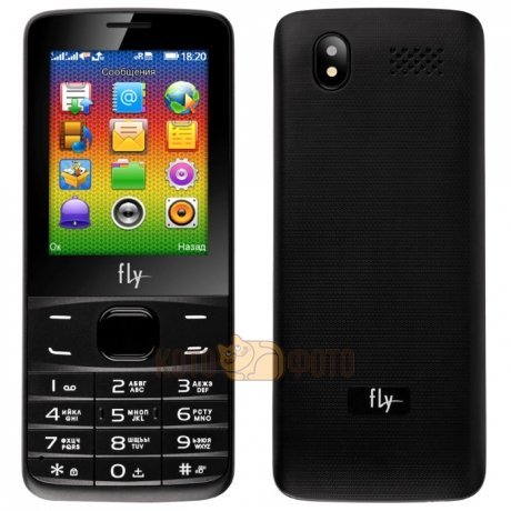 Мобильный телефон Fly FF301 Black - фото 1