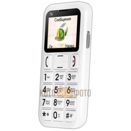 Мобильный телефон Fly Ezzy 5+ White - фото 2