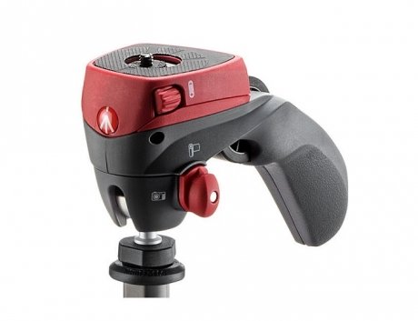 Штатив Manfrotto Compact Action Red MKCOMPACTACN-RD - фото 1