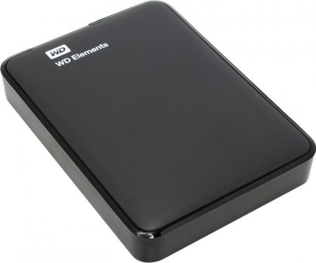 Внешний жесткий диск WD Elements Portable 500Gb (WDBUZG5000ABK-WESN) - фото 1