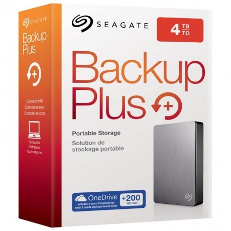 Внешний жесткий диск Seagate Backup Plus 4Tb (STDR4000900) - фото 4