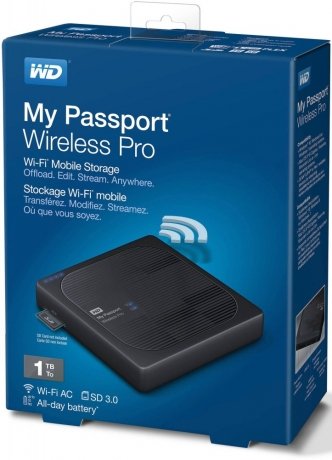 Внешний жесткий диск WD My Passport Wireless Pro 4Tb (WDBSMT0040BBK-RESN) - фото 5