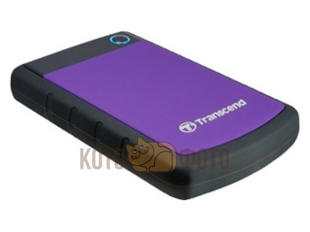 Внешний HDD Transcend StoreJet 25H3 1Tb Blue (TS1TSJ25H3B) внешний диск hdd transcend storejet 25h3p ts1tsj25h3p 1тб фиолетовый