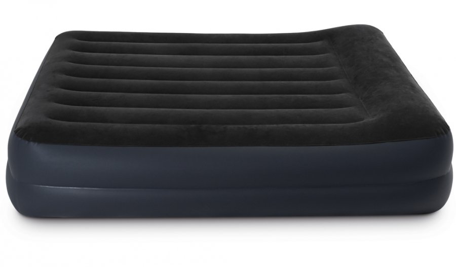 intex pillow rest raised bed fiber tech 64142 Кровать INTEX 64124 PILLOW REST RAISED BED, Queen (встроенный насос 220В)