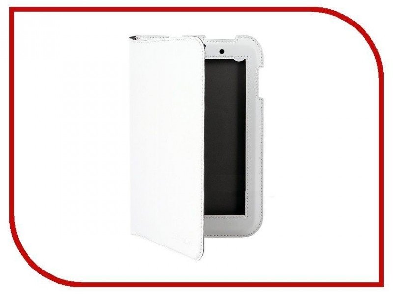 Чехол Scobe для планшета Lenovo S6000 10 дюймов, Leather Edition, белый