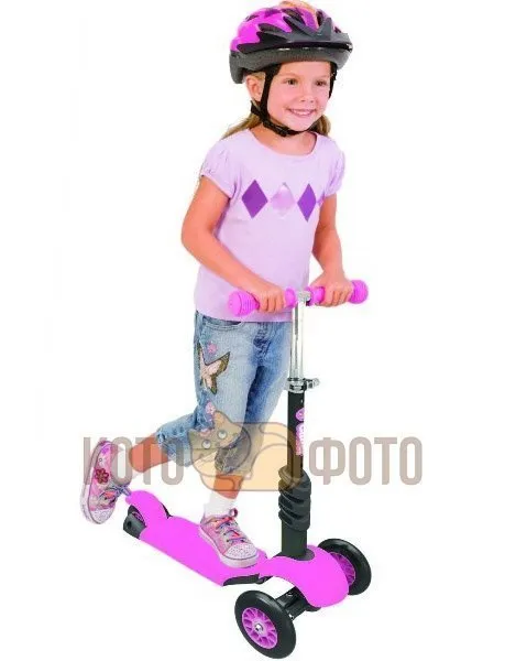 Самокат Y Bike glider Seat pink Каталка Самокат с сиденьем YG31B - фото 4