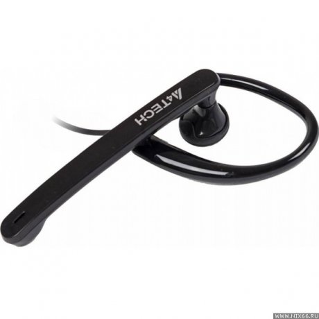 Наушники с микрофоном A4 S-7-1 черный 2м вкладыши в ушной раковине - фото 3