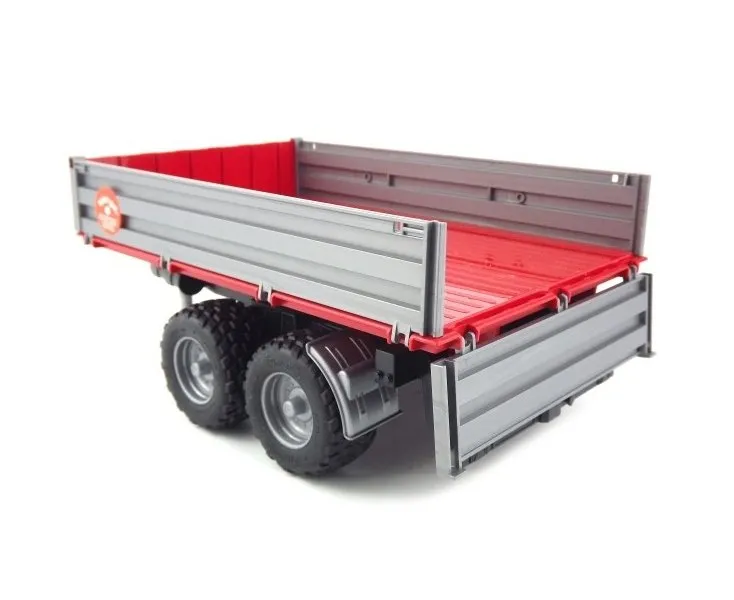 Машинка Bruder Трактор Fendt 209 S с прицепом - фото 3