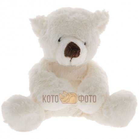 Мягкая игрушка Gulliver Медведь белый, лежачий, 23см - фото 1