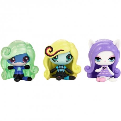 Фигурки Monster High® 3 Мини фигурки в ассортимент DVF41 - фото 1