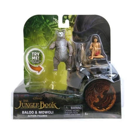 Игрушка Jungle Book Книга джунглей, 2 фигурки в блистере (Балу и Маугли) - фото 3