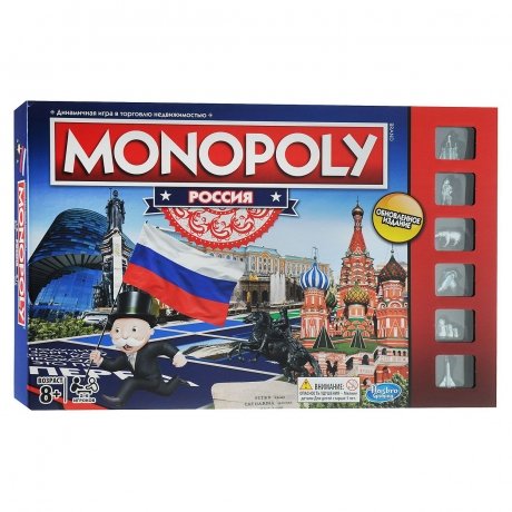 Игра настольная Hasbro Games Монополия Россия (новая уникальная версия) - фото 1