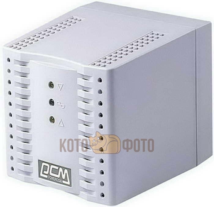 Стабилизатор напряжения Powercom Tap-Change TCA-1200 White цена и фото