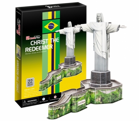 Игрушка 3D-пазл CubicFun Статуя Христа-Искупителя (Бразилия) - фото 1