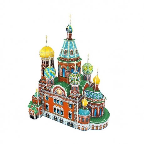 Игрушка 3D-пазл CubicFun Собор Воскресения Христова (Россия) - фото 3