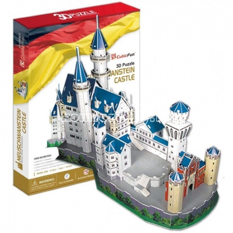 Игрушка 3D-пазл CubicFun Замок Нойшванштайн (Германия) - фото 1