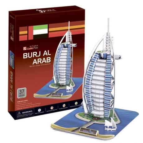 Игрушка 3D-пазл CubicFun Отель Бурж эль Араб (ОАЭ) - фото 1