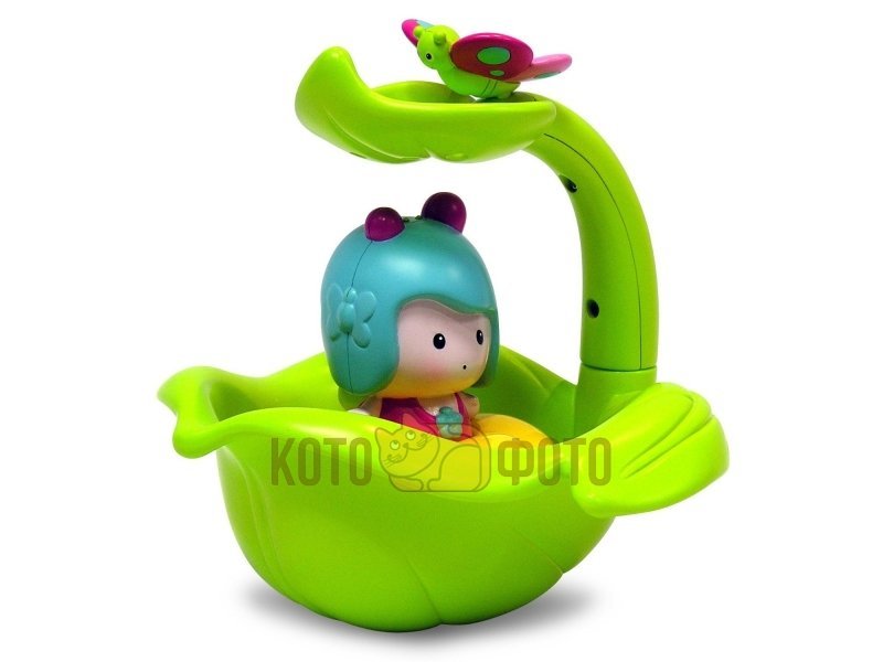 

Игрушка для купания Ouaps Мими - листочек/фонтан, интерактивная игрушка для ванной