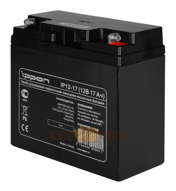 Батарея для ИБП Ippon IP12-17 12Вт 17Ач для Ippon