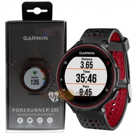 Спортивные часы Garmin Forerunner 235 Black|Marsala Red (010-03717-71) - фото 3