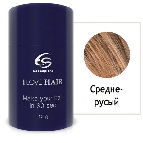 Загуститель волос EcoSapiens I Love Hair средне русый - фото 1