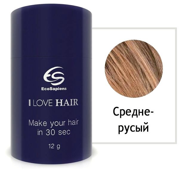 Загуститель волос EcoSapiens I Love Hair средне русый от Kotofoto