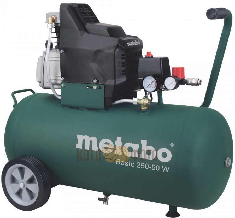 Компрессор поршневой Metabo Basic 250-50 W (601534000) компрессор ferplast эйрфизз 50 аквариумы до 50л