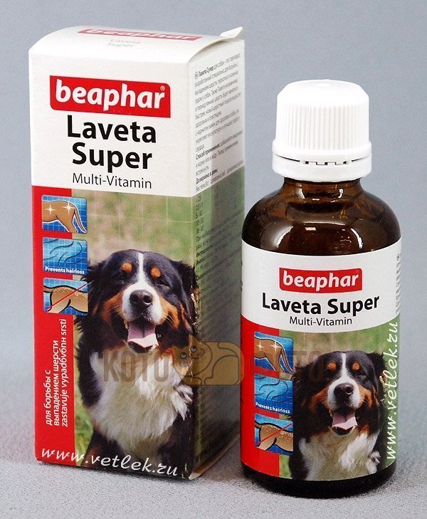 Beaphar Витамины для кожи и шерсти Собак, масло (Laveta Super for Dogs) 12554 10016 - фото 1