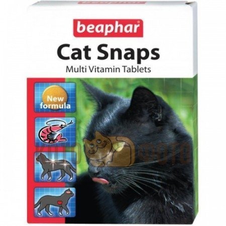 Фото - Beaphar Витамины для кошек (Cat snaps), 75шт (12550) beaphar витамины для кошек cat snaps 75шт 12550