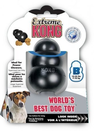 Kong Extreme игрушка для собак КОНГ очень прочная средняя 8 х 6 см - фото 3