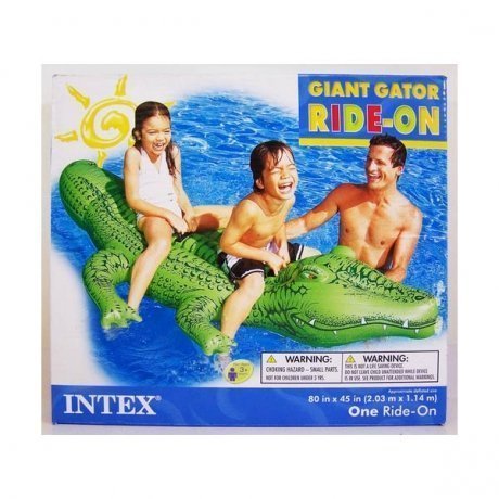 Игрушка Intex 58562 Для Катания По Воде Гигантский Крокодил - фото 2
